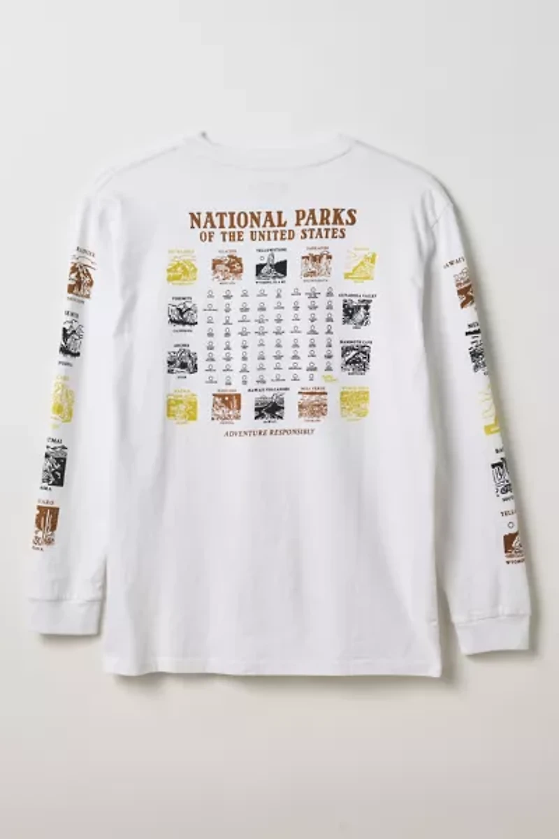 Parks Project Checklist Graphic Long Sleeve Tee