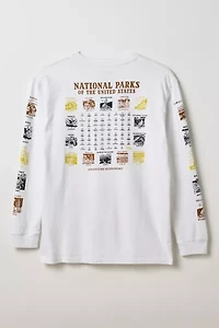 Parks Project Checklist Graphic Long Sleeve Tee