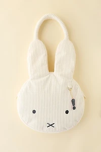 Whatever! Makes You Happy Miffy Head Corduroy Tote Bag