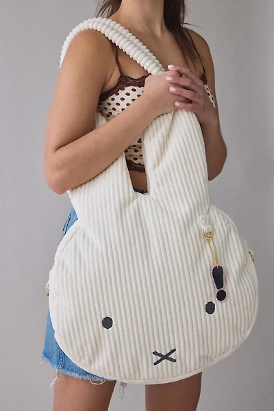 Whatever! Makes You Happy Miffy Head Corduroy Tote Bag