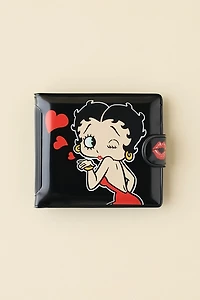 Whatever! Makes You Happy Betty Boop Padded Vinyl Snap Wallet