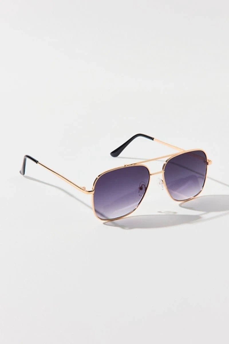 Zach Metal Aviator Sunglasses