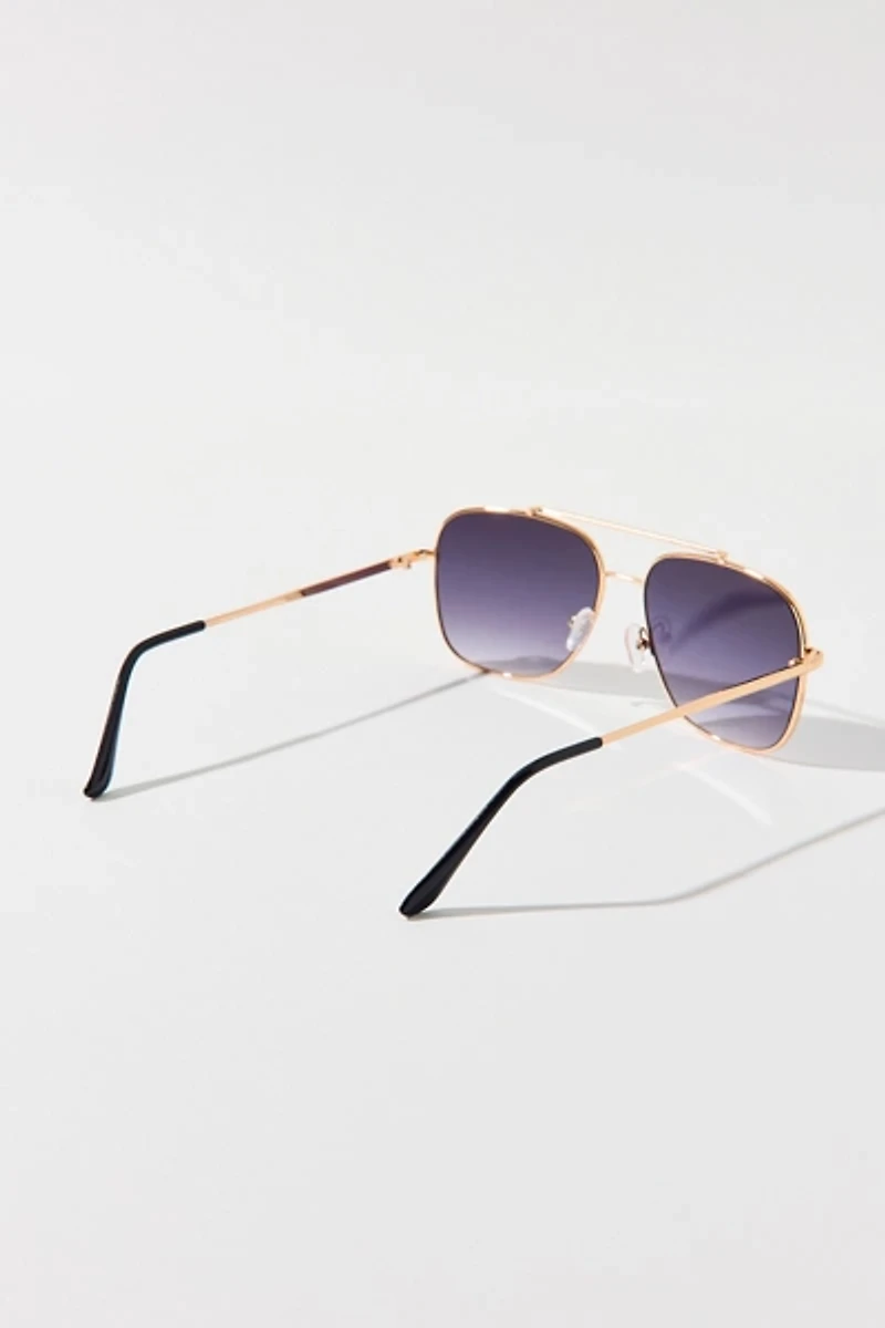 Zach Metal Aviator Sunglasses