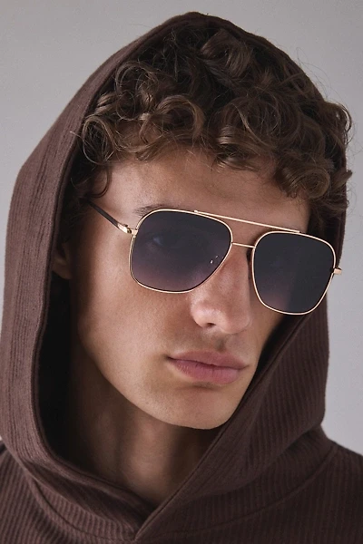 Zach Metal Aviator Sunglasses