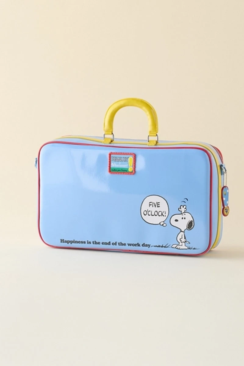 Whatever! Makes You Happy Peanuts Out To Lunch Laptop Bag