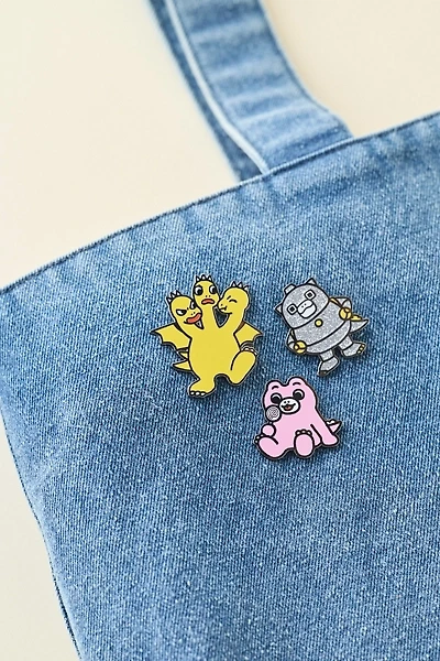 Whatever! Makes You Happy Chibi Godzilla Raids Again Blind Box Enameled Pin