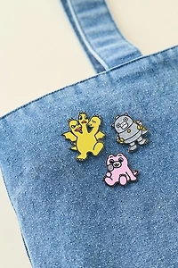 Whatever! Makes You Happy Chibi Godzilla Raids Again Blind Box Enameled Pin