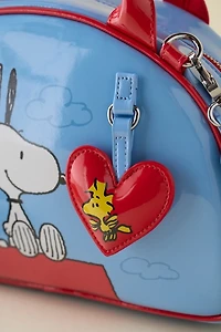 Whatever! Makes You Happy Peanuts Snoopy Happiness Is A Good Friend Bowler Crossbody Bag