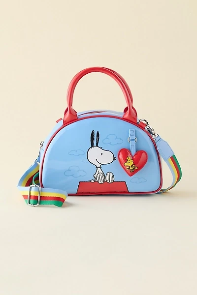 Whatever! Makes You Happy Peanuts Snoopy Happiness Is A Good Friend Bowler Crossbody Bag