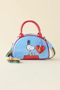 Whatever! Makes You Happy Peanuts Snoopy Happiness Is A Good Friend Bowler Crossbody Bag