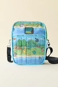 Whatever! Makes You Happy Chibi Godzilla Raids Again Reversible Crossbody Bag