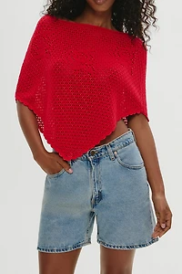 Frankies Bikinis Sophie Crochet Poncho