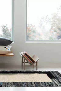 Revival Bellbottom Recycled Denim Washable Runner Rug