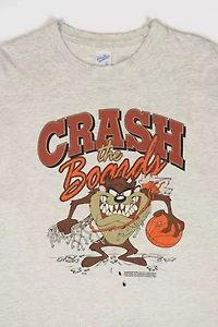 Vintage Distressed Taz Crash The Boards Tee