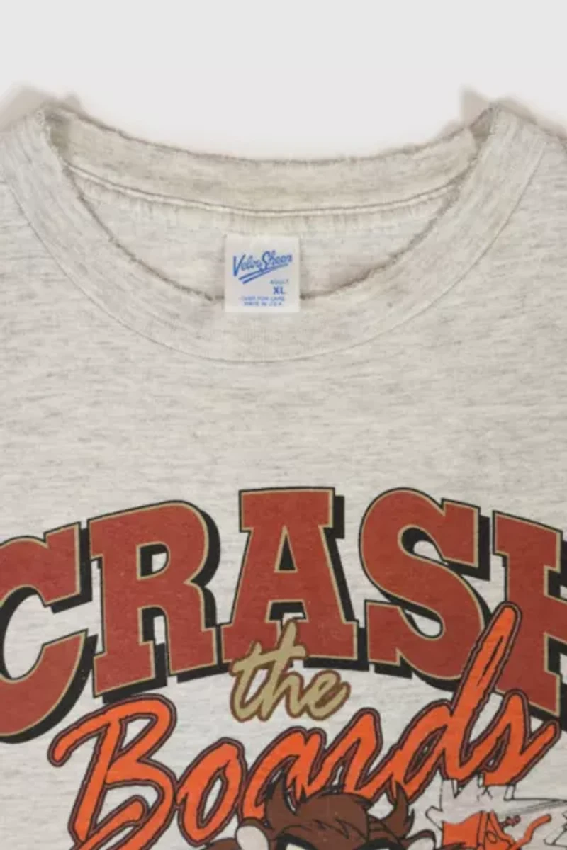 Vintage Distressed Taz Crash The Boards Tee