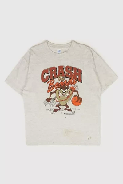Vintage Distressed Taz Crash The Boards Tee