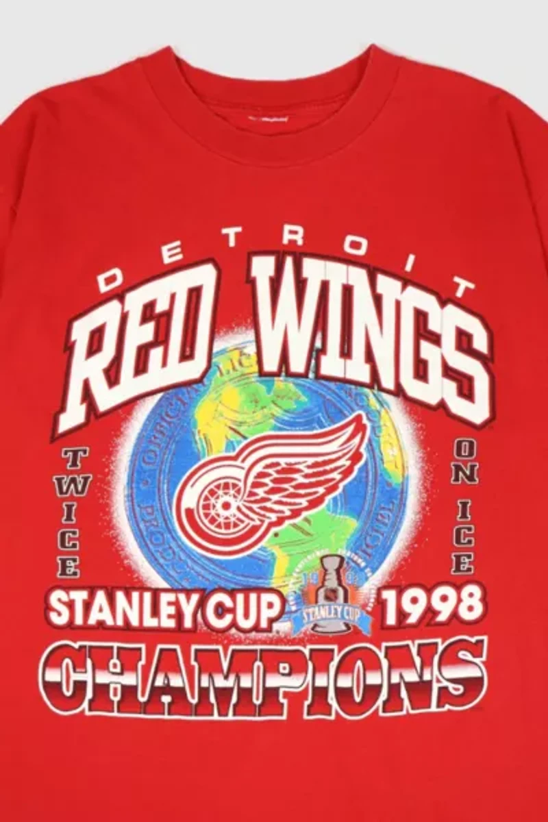 Vintage Detroit Red Wings 1998 Stanley Cup Champions Tee