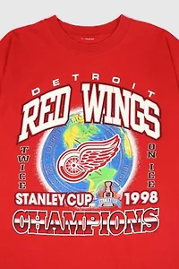 Vintage Detroit Red Wings 1998 Stanley Cup Champions Tee