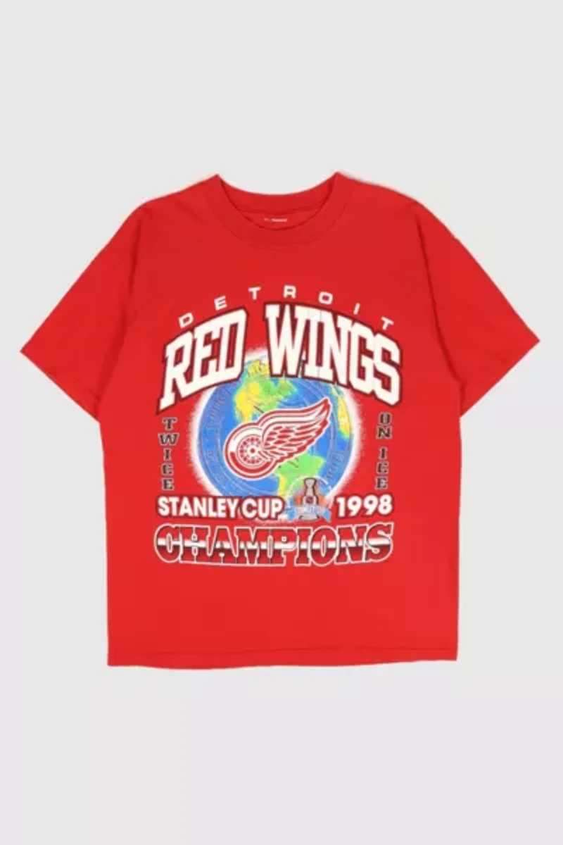 Vintage Detroit Red Wings 1998 Stanley Cup Champions Tee