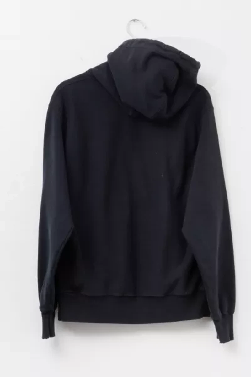 Vintage Y2K Champion Reverse Weave Black Hoodie Sweatshirt