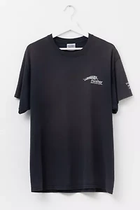 Vintage Y2K Distressed Panther Graphic Black T-Shirt