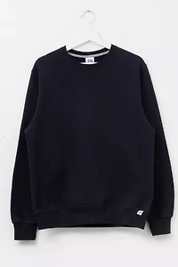 Vintage Y2K Russell Athletic Reverse Weave Black Crewneck Sweatshirt