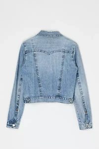 Vintage Y2k Cropped Denim Jacket