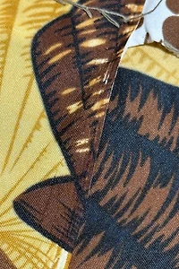 Vintage 1960's Hookano Cropped Tropical Print Shirt