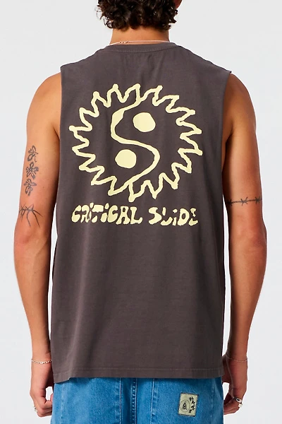 The Critical Slide Society Yin Yang Graphic Muscle Tee