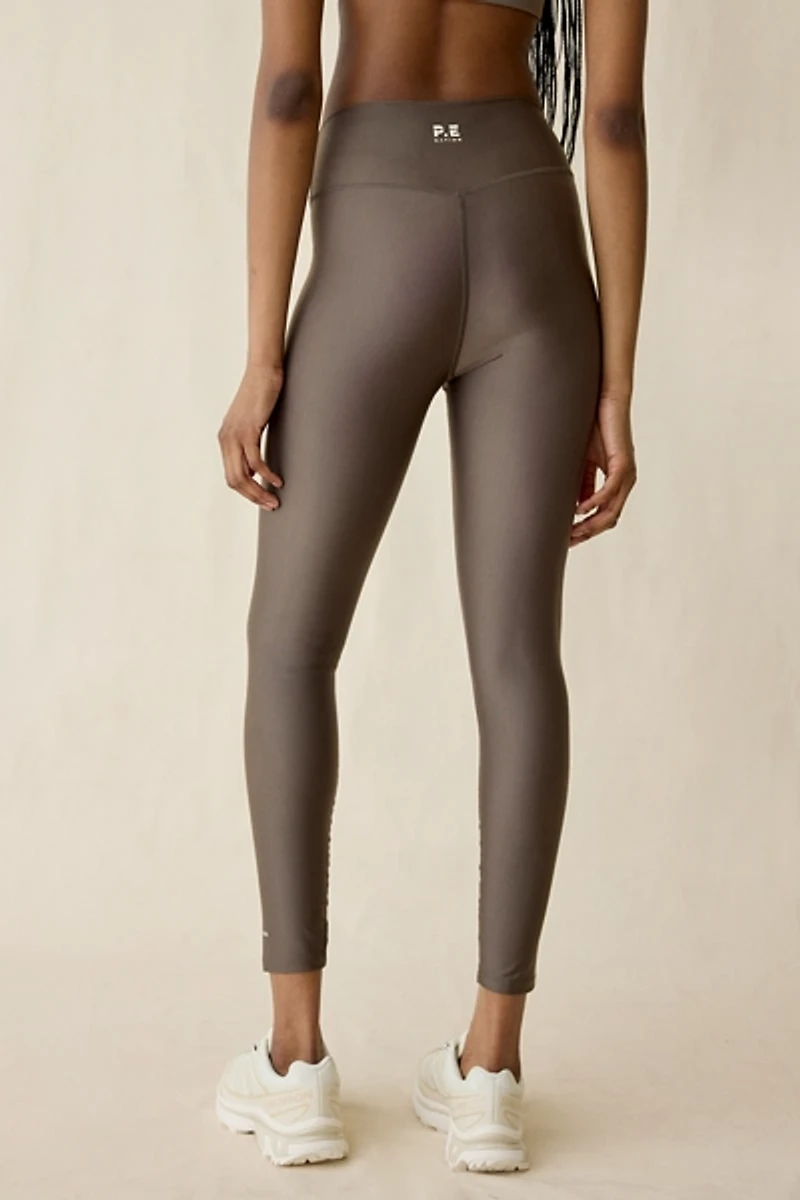 P.E Nation Fairmount Major Brown Full Length Leggings