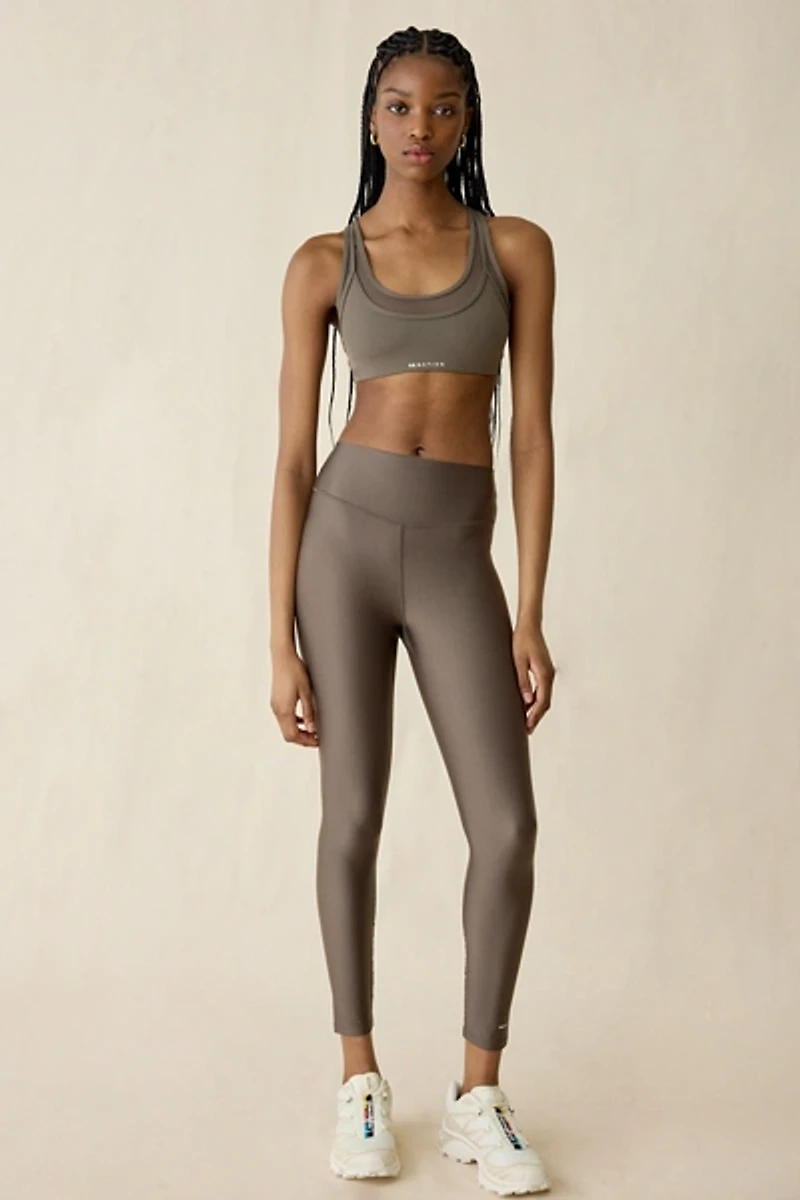 P.E Nation Fairmount Major Brown Full Length Leggings