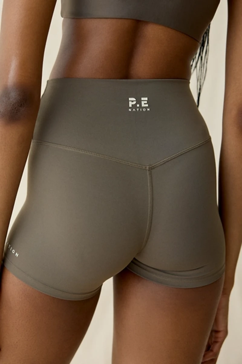 P.E Nation Signature Major Brown 3" Bike Shorts