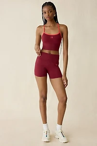P.E Nation Restore Cabernet + Strawberry Seamless 2.5" Bike Shorts