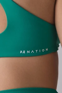 P.E Nation Swift Twist-Front Sports Bra