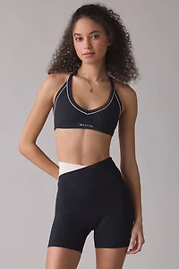 P.E Nation Studio Rib Layback Halter Sports Bra