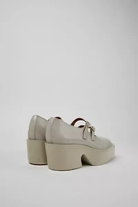 Camper Billie Leather Platform Mary Jane Heel