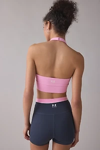 P.E Nation Reset Prism Pink Halter Sports Bra