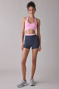 P.E Nation Reset Prism Pink Halter Sports Bra