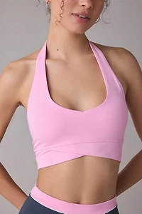 P.E Nation Reset Prism Pink Halter Sports Bra
