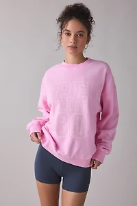 P.E Nation Elysian Graphic Crew Neck Pullover