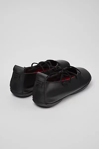 Camper Right Nina Leather Lace-Up Ballerina Flat