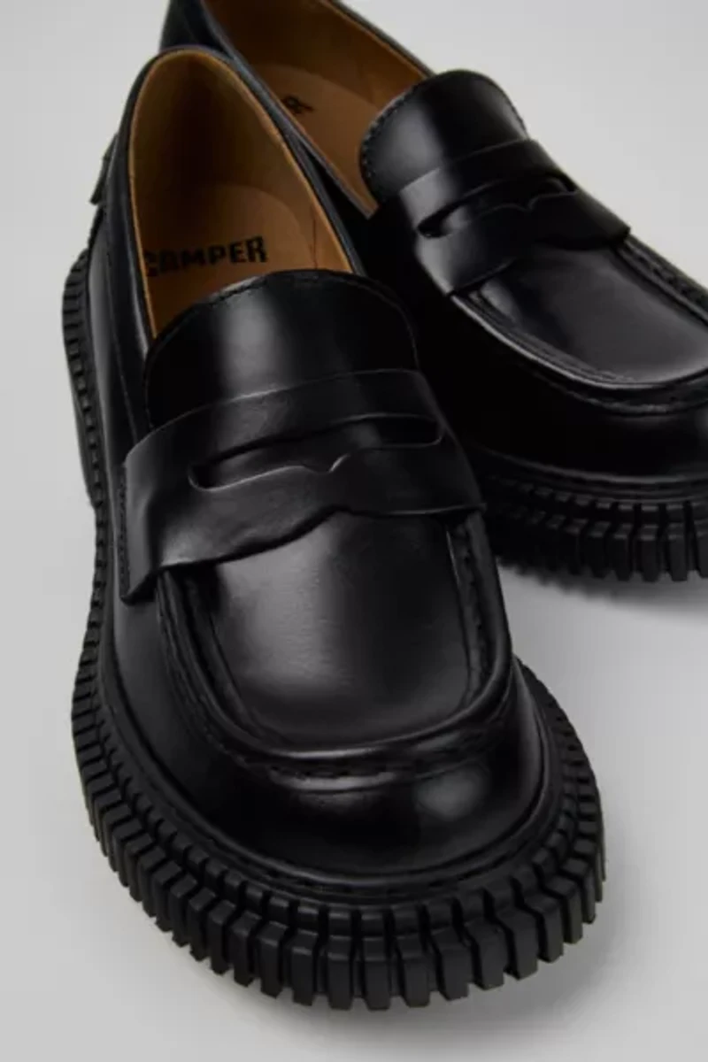 Camper Pix London Leather Heeled Loafer