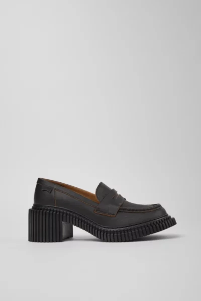 Camper Pix London Leather Heeled Loafer