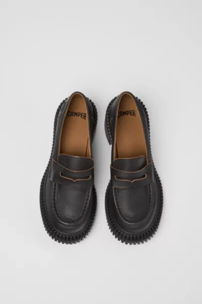 Camper Pix London Leather Heeled Loafer