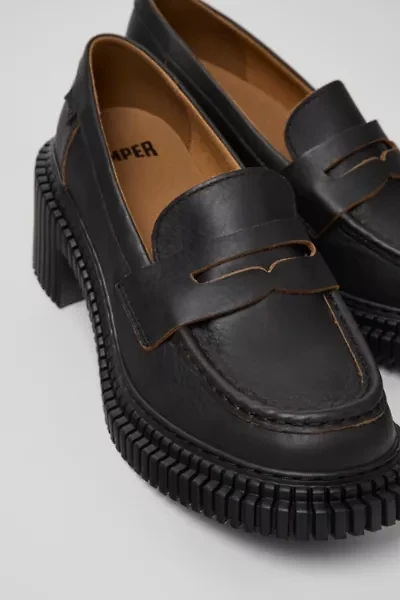 Camper Pix London Leather Heeled Loafer