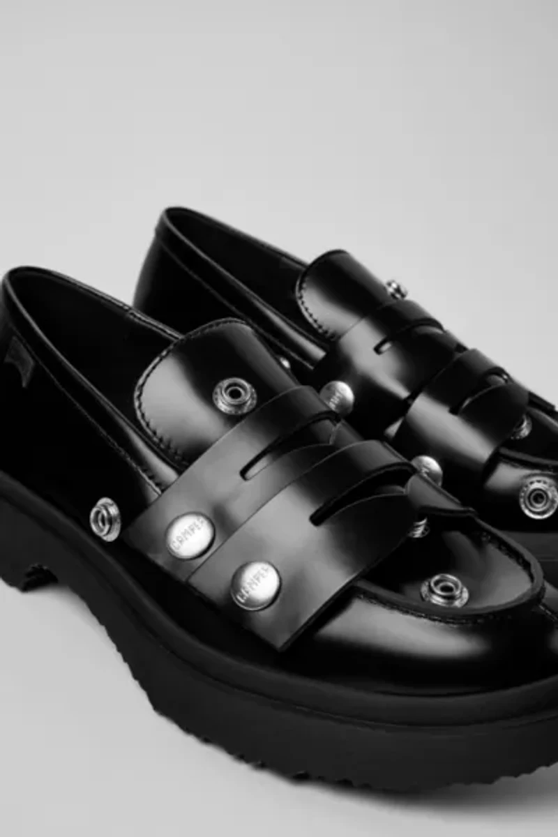 Camper Walden Twins Leather Studded Loafer