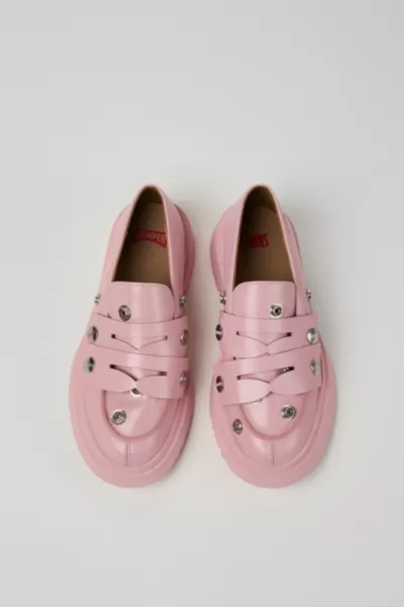 Camper Walden Twins Leather Studded Loafer