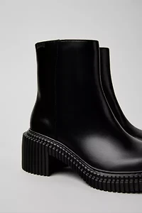 Camper Pix London Leather Zip-Up Boot
