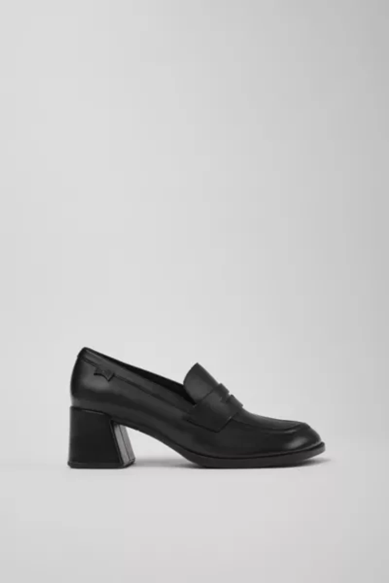 Camper Kora Leather Heeled Loafer