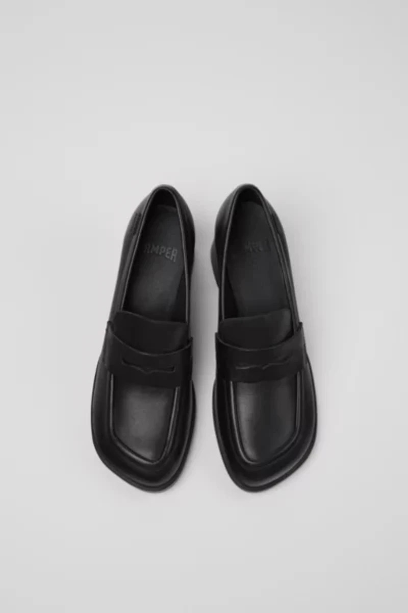 Camper Kora Leather Heeled Loafer